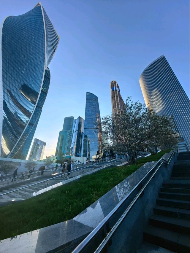 Experience the magic of Moscow City! 