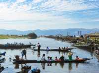 Inle lake boat Myanmar 🇲🇲 