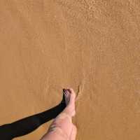 Sandy beach in England 