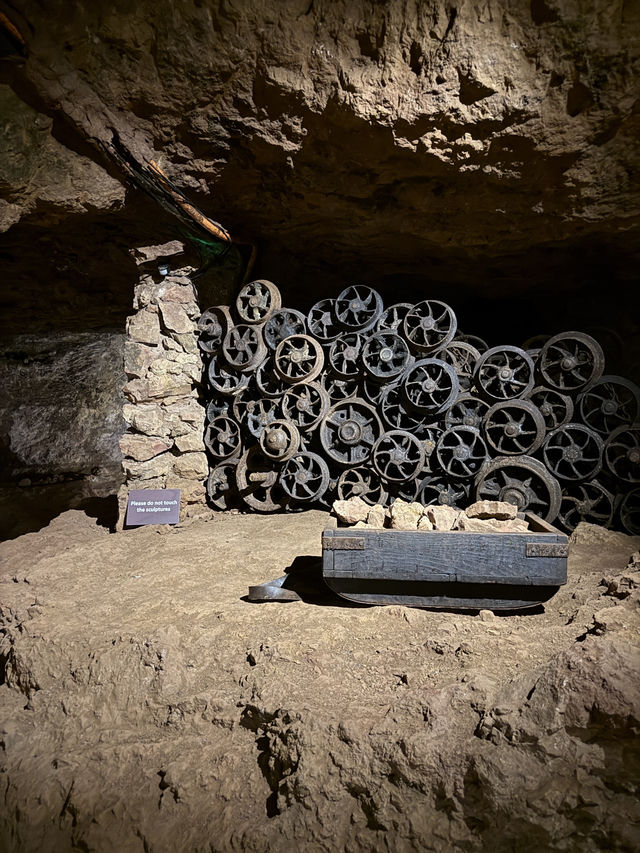 An Underground Sculpture Park? Yes You Read Correctly! Check Out Clearwell Caves And Be Amazed.