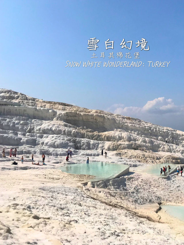 TURKEY | A Dreamlike Journey Through Pamukkale’s Cotton Castle☁️🏰