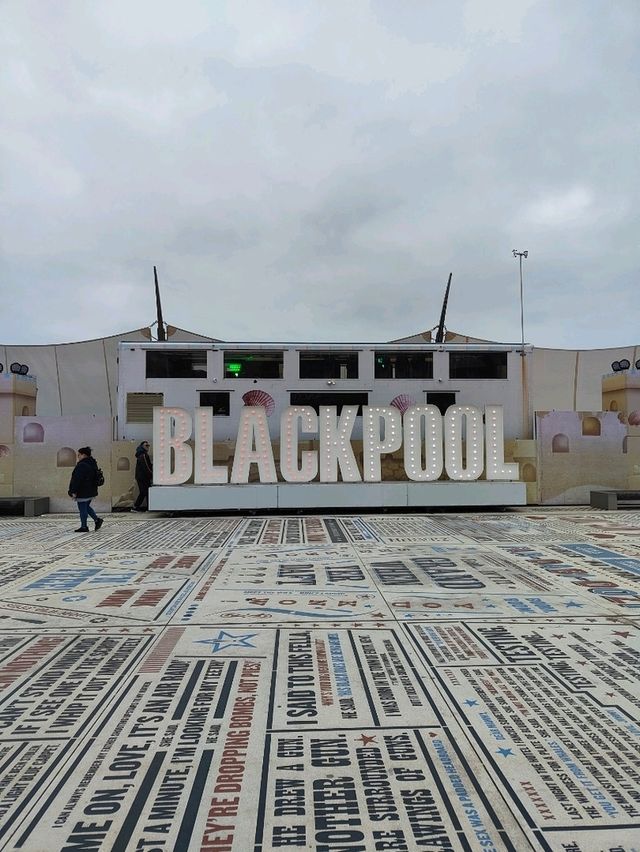 Letters Underfoot, Light Overhead: My Blackpool Promenade Moment