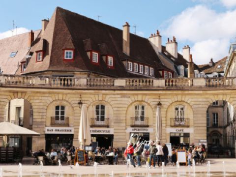 [A beautiful circular square in a provincial city] Dijon, France