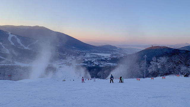 滑雪新手勇闯北大湖，霧凇太好看了