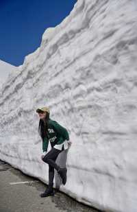 每年只限定兩個月的20米高大雪牆太震撼了