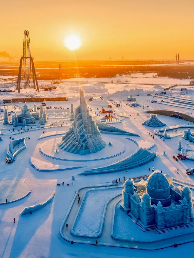 冬天總要去趟哈爾濱，看夢幻的冰雪大世界。