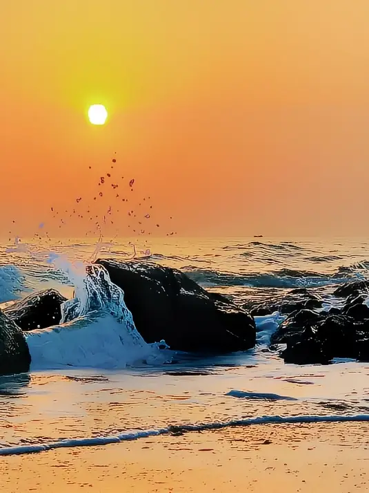 Find a small town to go to the sea, take a bus to explore Rizhao