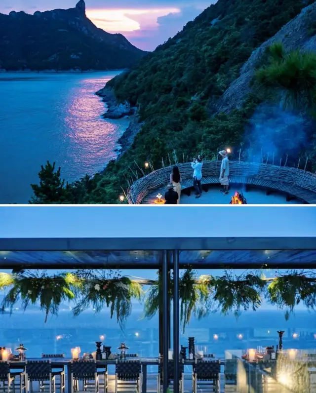 In Xiangshan! The cliffside ocean view hotel is amazing! 
