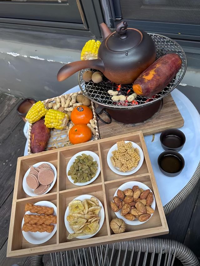 九宮格泡湯。