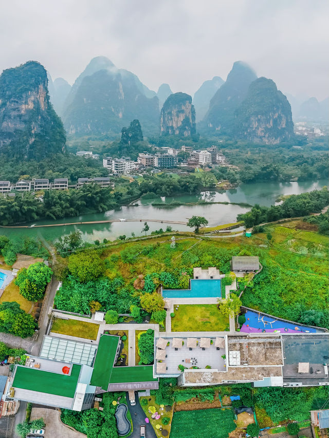 隱藏在陽朔山水中的奢華仙境！聚龍小鎮春日療癒之旅
