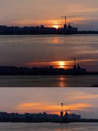長沙落日「夕陽點會浪漫，浪漫嘅係你呀」