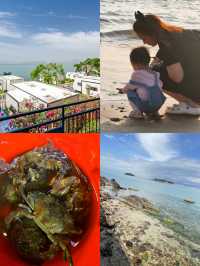 親子趕海天花板！喺鯨落營地挖到成桶蟹