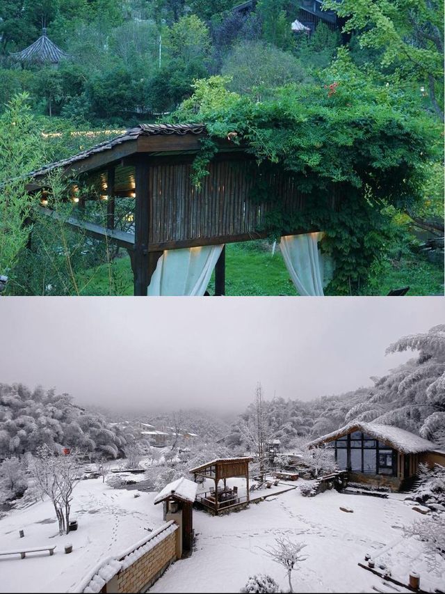 南昌梅嶺仙境，趣住雨田水巷！
