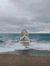 青海湖七月藍黃奇境