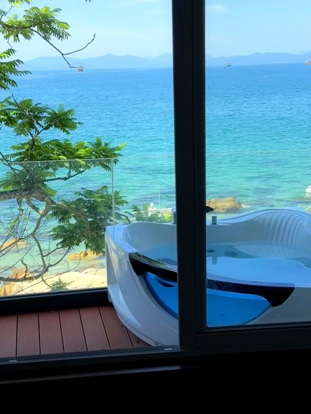 深圳官湖村絕美日落海景房礁石野灘上的神仙美宿！