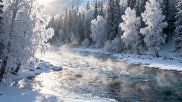阿勒泰隱藏副本解鎖！-20℃拍到了天神光柱