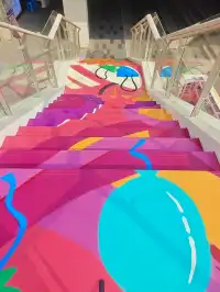 珠海新地標!旺角薈塗鴉彩繪樓梯