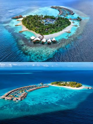 โรงแรม W Maldives Tranquility Island Resort โดดเด่นด้วยสไตล์โบฮีเมียนที่สดใสและทันสมัย