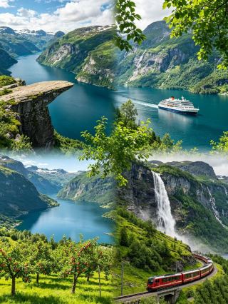 15 days pure tour of the five Nordic countries｜Full coverage of fjords and Iceland with two cruises