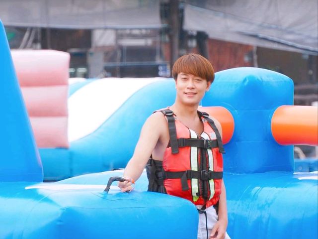 หนีร้อนไปโดน้ำ นอนแพ
