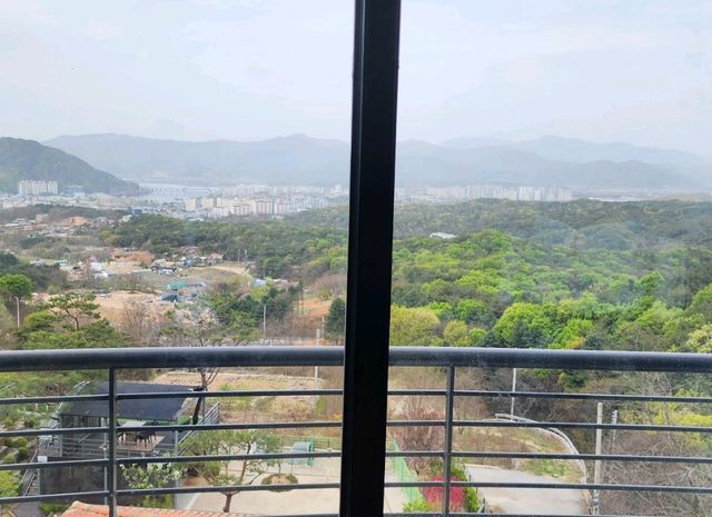 춘천시내를 다 볼 수 있는 전망대 커피숍.. 전용 엘레베이터를 갖춘 이디야 "EDIYA"