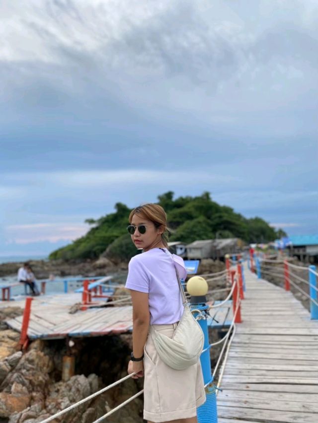 ✨️จุดชมวิวเจดีย์กลางน้ำ บ้านหัวแหลม🏝