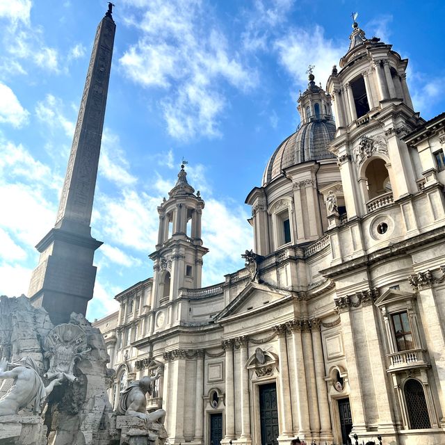 Sunny Winter @ Piazza Navona 🌞 ❄️ 