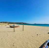 THE BEAUTIFUL PLAKA BEACH IN NAXOS!