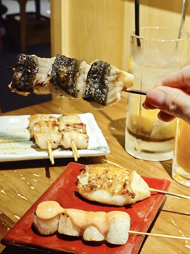 香噴噴串燒😋吃得很過癮！