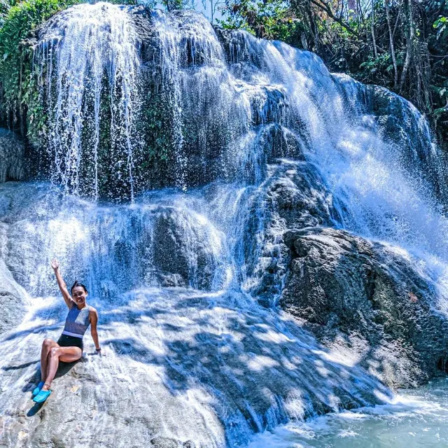 A beautiful hidden waterfall we found!