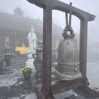 Temple on mountain hill