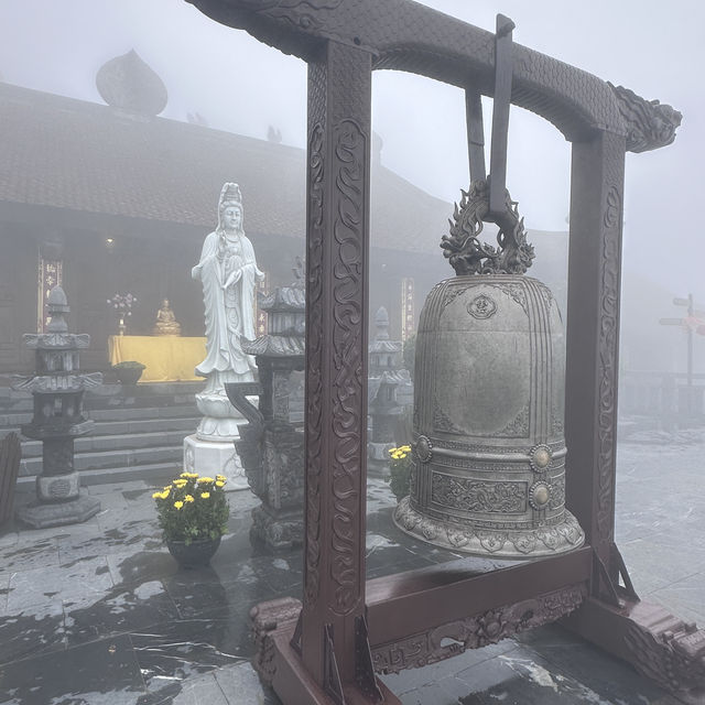 Temple on mountain hill