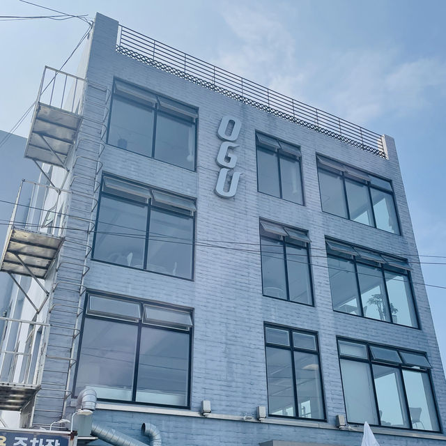 釜山 影島💙海のみえるベーカリーカフェ【OGU Cafe】