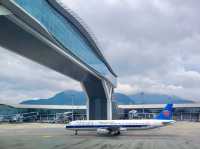 【香港】飛行機ビューに最適な空港内ブリッジ🌉