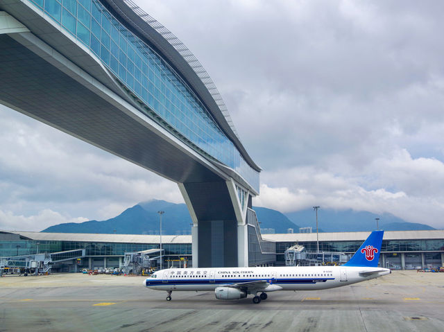 【香港】飛行機ビューに最適な空港内ブリッジ🌉