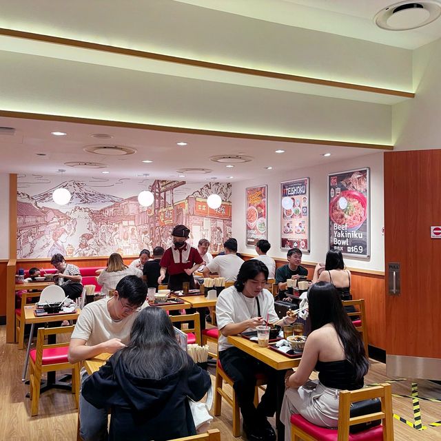 Fast and good Japanese food at Jewel Changi