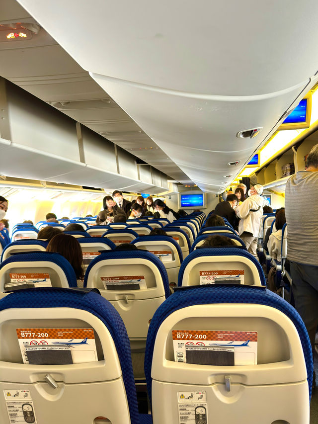 札幌　札幌観光　新千歳から羽田へANA便で快適フライト！空弁も
