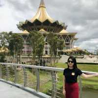 Discovering Kuching's Waterfront: Mosque, Bridge, and Tua Pek Kong Temple