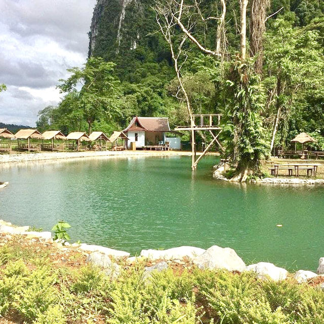 🔷 Discover the Mesmerizing Blue lagoons of Vang Vieng 🔷