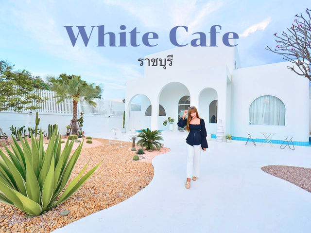 คาเฟ่มู๊ดดีคุมโทนขาวฟ้า ราชบุรี