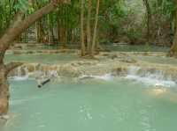 น้ำตกวังก้านเหลือง สระมรกต ลพบุรี  