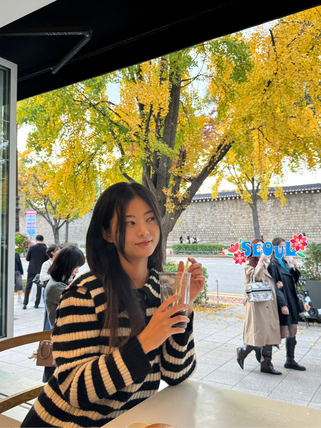 삼청동 은행나무 뷰 브런치 카페 추천