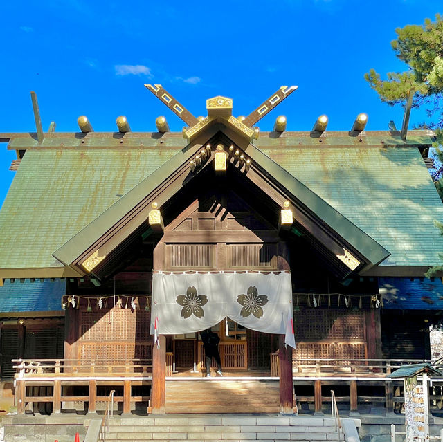 Tranquility at Kamikawa Shrine
