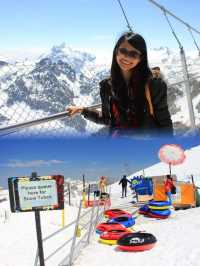 Summer Snow Adventures on Mount Titlis