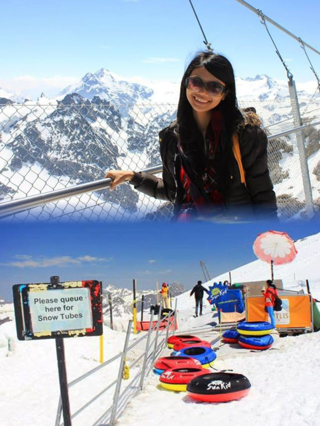 Summer Snow Adventures on Mount Titlis