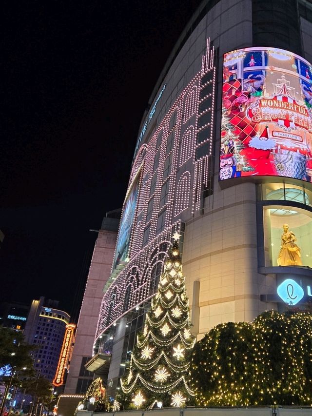 화려한 크리스마스여행 롯데백화점 본점❤️
