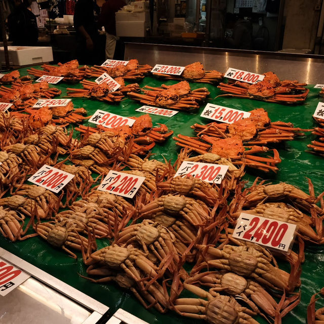 金澤近江町市場🦀冬季限定肥美蟹宴