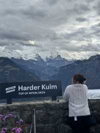 瑞士🇨🇭絕佳觀景台俯瞰Interlaken 兩大湖🩵日落美景