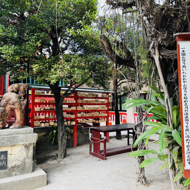 🦁沖繩｜佇立懸崖上洗滌身心靈的⛩️「波上宮」