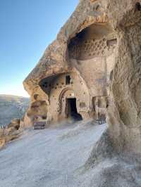 A monastery carved in the rock 